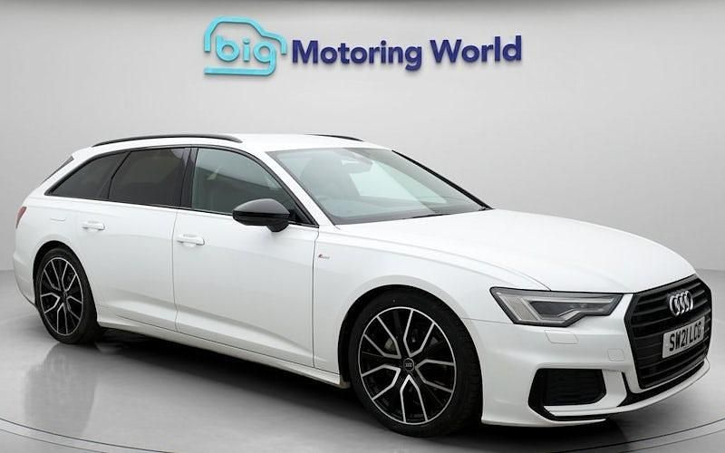 Used Audi A6 Black Edition 204 HP (150 kW) 2021 White Estate