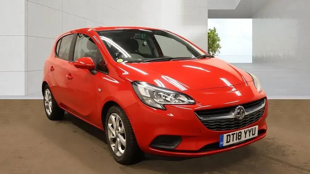 Used Vauxhall Corsa Sport 90 HP (66 kW) 2018 Red Hatchback