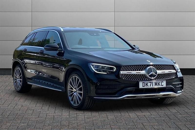Black Used 2021 Mercedes GLC220 AMG Line Premium Estate | £27,990 (Expensive) - Image 1/4