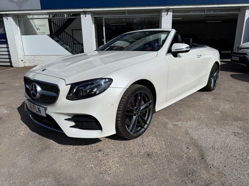 Diamond white Used 2019 Mercedes E450 AMG Line Premium Plus Cabriolet | £24,990 - Image 1/4