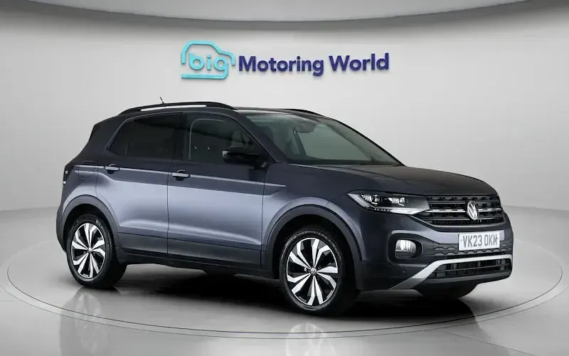Usado VW T-Cross Black Edition 110 CV (80 kW) 2023 Gris SUV