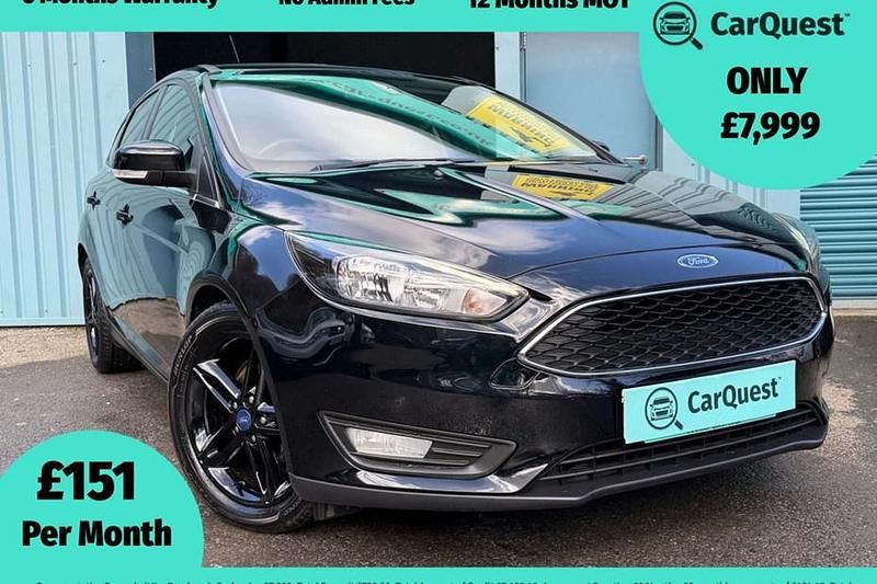 Used Ford Focus Zetec 120 HP (88 kW) 2016 Black Hatchback