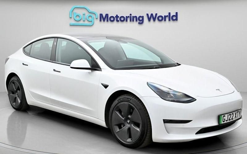 Used Tesla Model 3 Long Range AWD 366 kW (498 HP) 2022 White Sedan