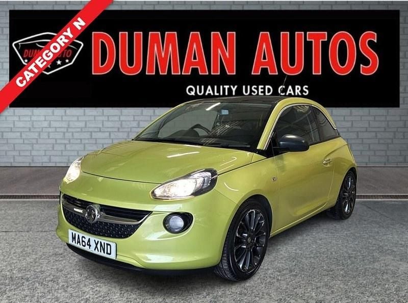 Used Vauxhall Adam Glam 70 HP (51 kW) 2014 Green Hatchback