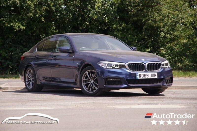 Blue Used 2019 BMW 520 M Sport Sedan | £16,099 (Good price) - Image 1/4