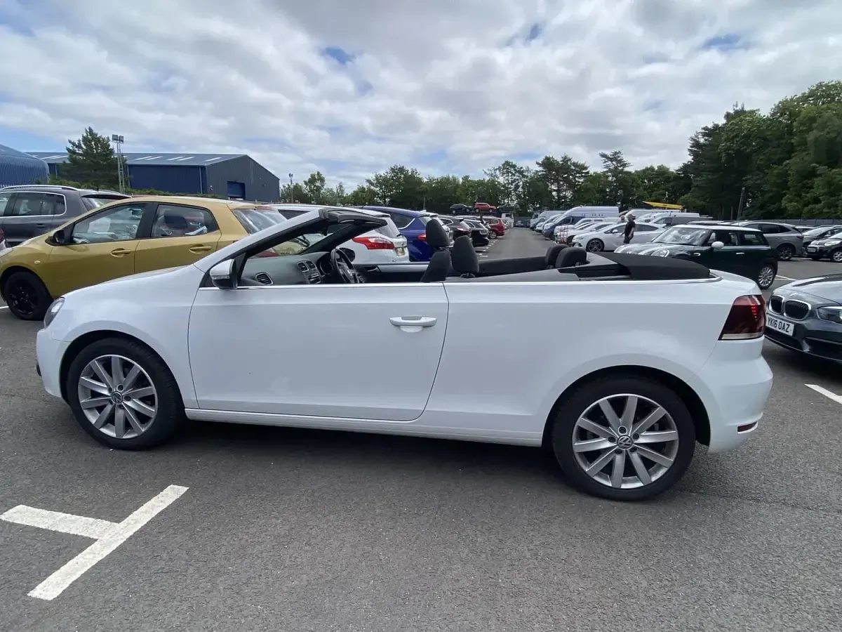 Used VW Golf Cabriolet S 2014 White Cabriolet
