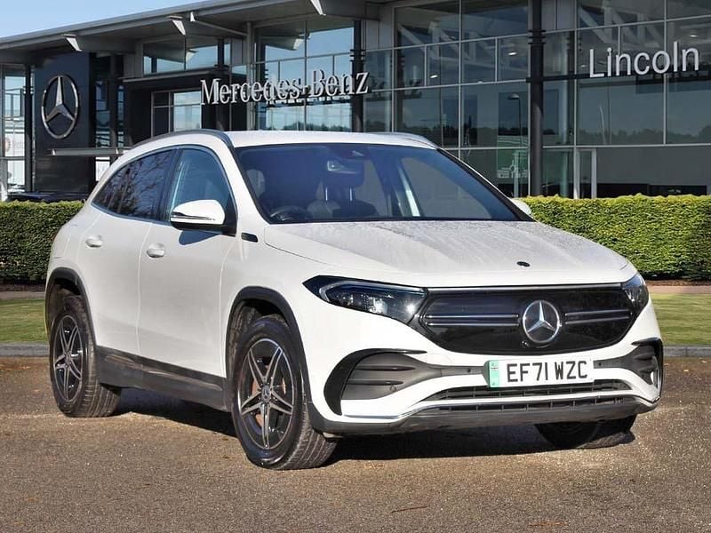 Digital white metallic Used 2022 Mercedes EQA250 AMG line SUV | £19,999 (Good price) - Image 1/4
