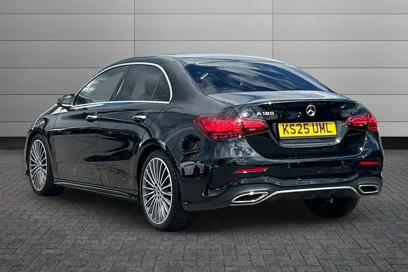 Used Mercedes A150 AMG line 148 HP (108 kW) 2025 Cosmos black Sedan