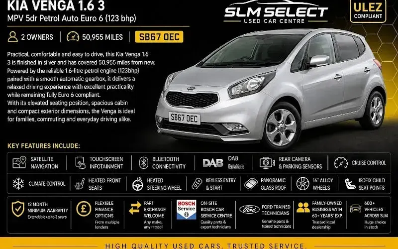 Used Kia Venga 125 HP (91 kW) 2019 Hatchback