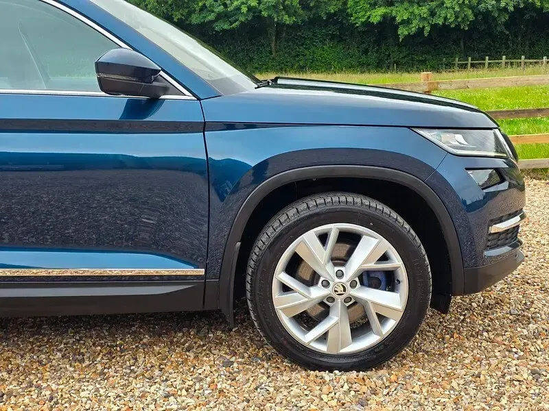 Used Skoda Kodiaq 150 HP (110 kW) 2017 Blue SUV
