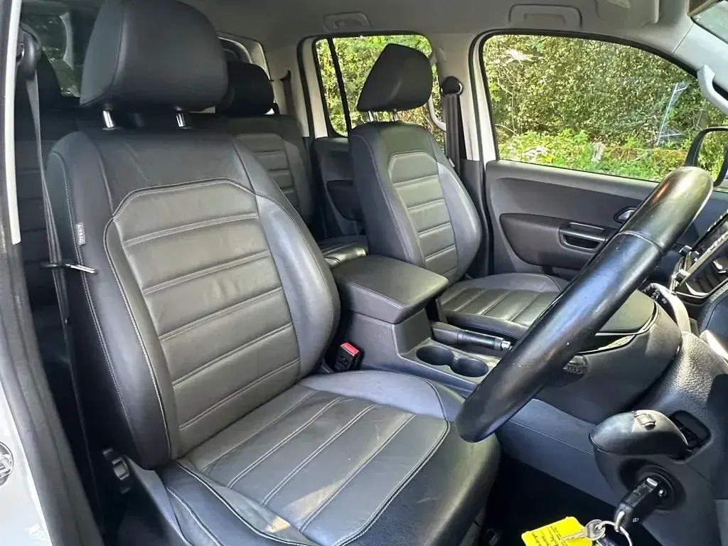 Second-hand VW Amarok Highline 2018 Alb Pickup