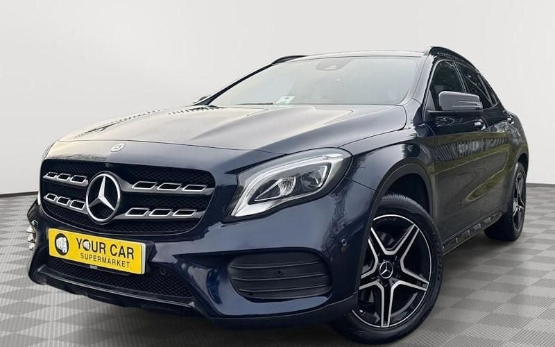 Used Mercedes GLA220 AMG Line Premium 177 HP (130 kW) 2018 Blue SUV