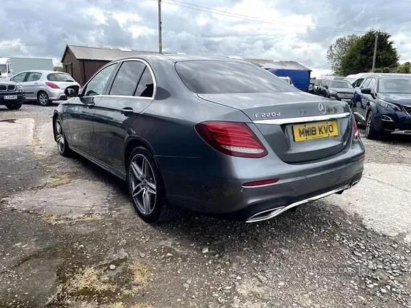 Used Mercedes E220 AMG line 194 HP (142 kW) 2018 Grey Sedan
