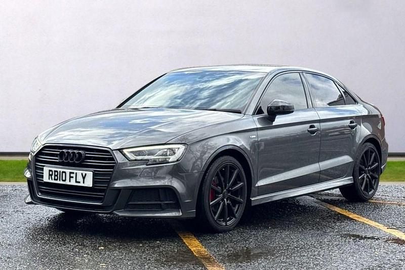 Used Audi A3 Black Edition 150 HP (110 kW) 2018 Grey Sedan