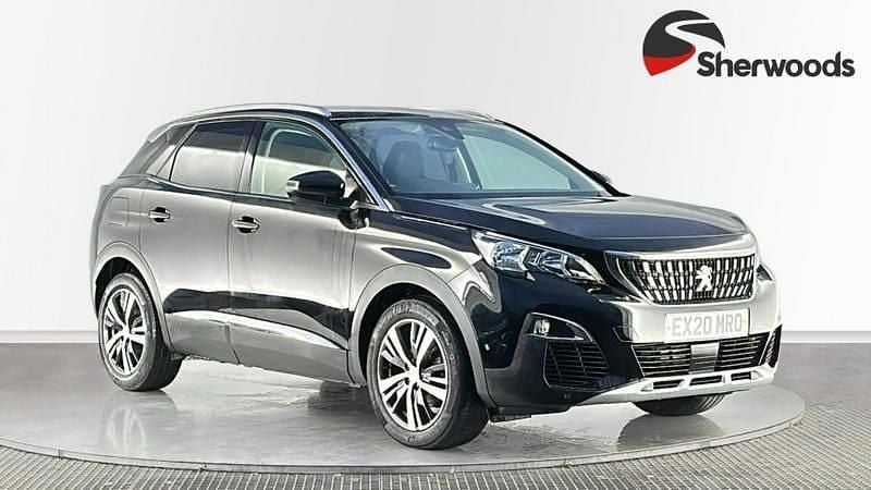 Used Peugeot 3008 Allure 130 HP (95 kW) 2020 Black Hatchback