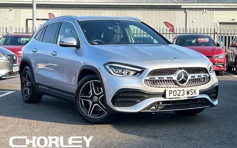 Silver Used 2023 Mercedes GLA200 AMG line SUV | £29,638 (Fair price) - Image 1/4