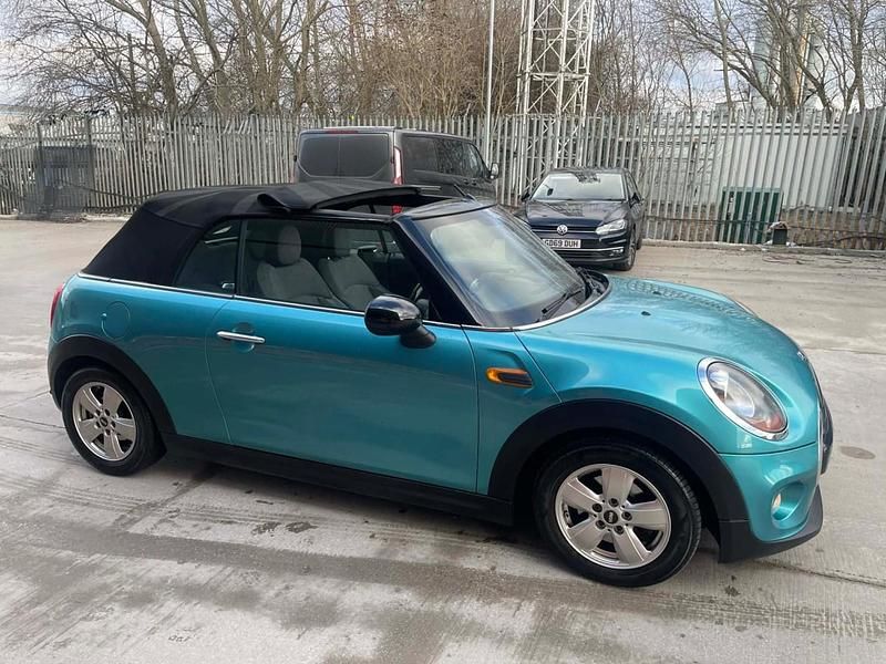 Used Mini Cooper D Cabriolet 116 HP (85 kW) 2016 Turquoise Cabriolet