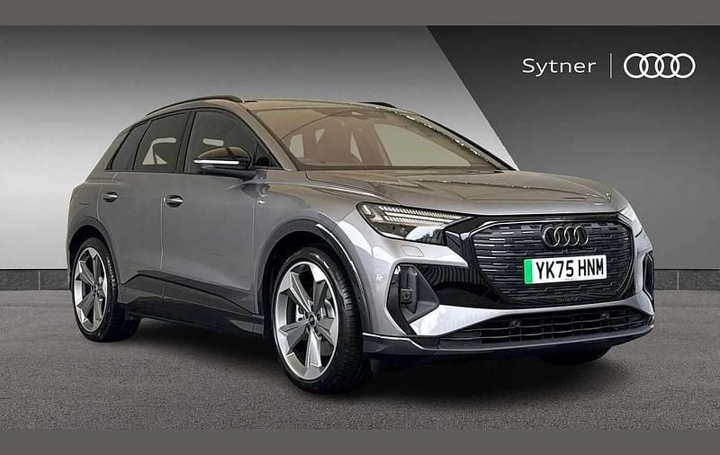Grey New 2025 Audi Q4 e-tron Black Edition SUV | £52,000 (Super price) - Image 1/4