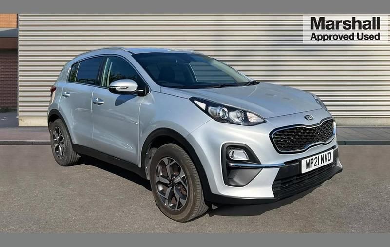 Silver Used 2021 Kia Sportage 2 SUV | £16,568 (Fair price) - Image 1/4