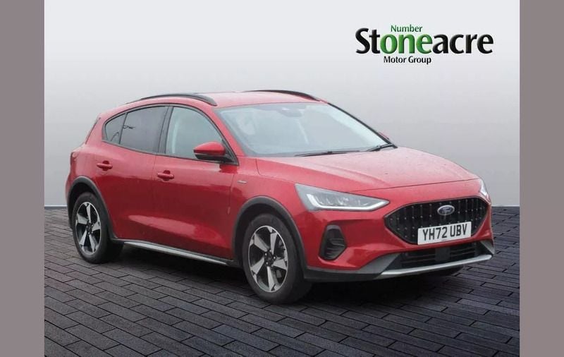Red Used 2022 Ford Focus Active Hatchback | £15,490 (Fair price) - Image 1/2