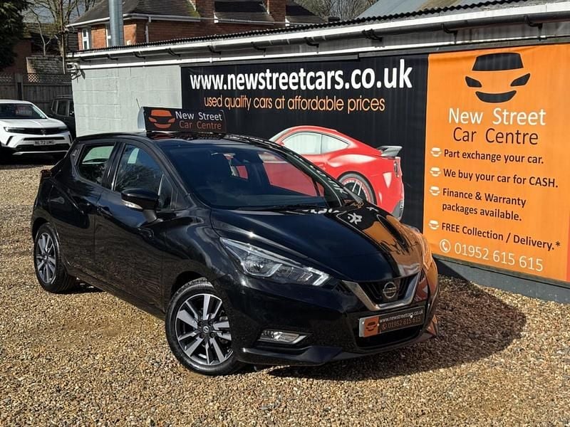 Used Nissan Micra Acenta 71 HP (52 kW) 2017 Black Hatchback