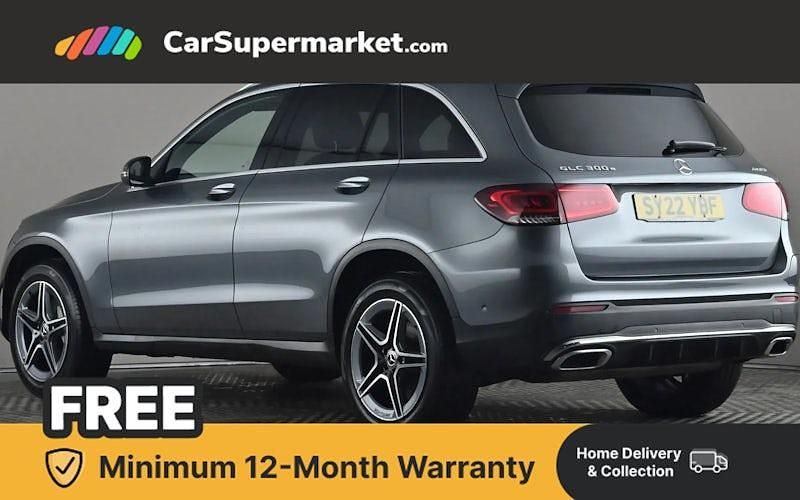 Used Mercedes GLC300e AMG line 320 HP (235 kW) 2022 Grey Estate