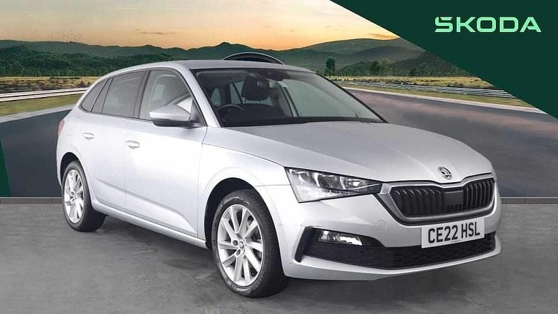 Brilliant silver metallic Used 2022 Skoda Scala SE L Hatchback | £12,495 (Fair price) - Image 1/4