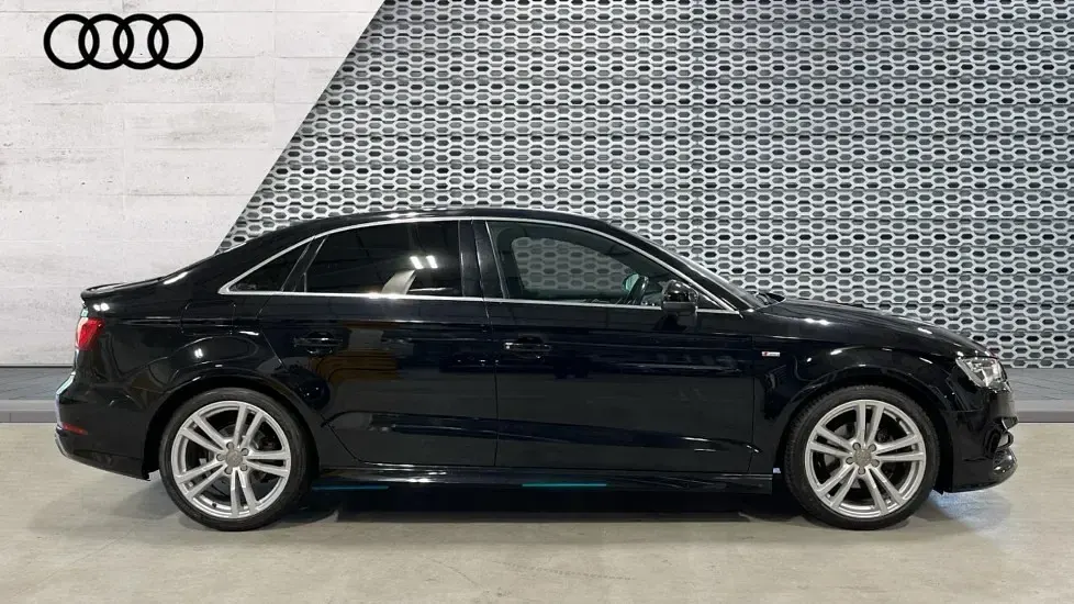 Used Audi A3 S-Line 150 HP (110 kW) 2016 Brilliant black