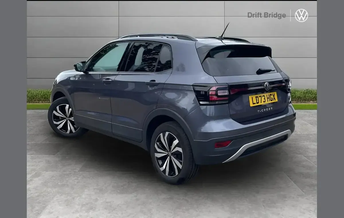 Used VW T-Cross Black Edition 95 HP (69 kW) 2023 Grey SUV
