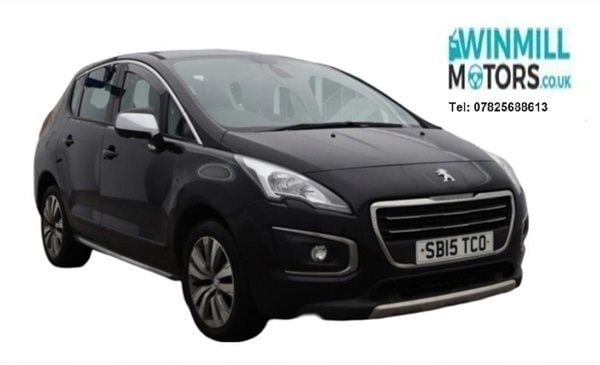 Black Used 2015 Peugeot 3008 Active | £3,695 (Fair price) - Image 1/1