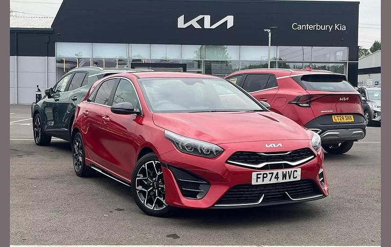 Red Used 2025 Kia Ceed GT-Line Hatchback | £21,495 (A bit pricey) - Image 1/4