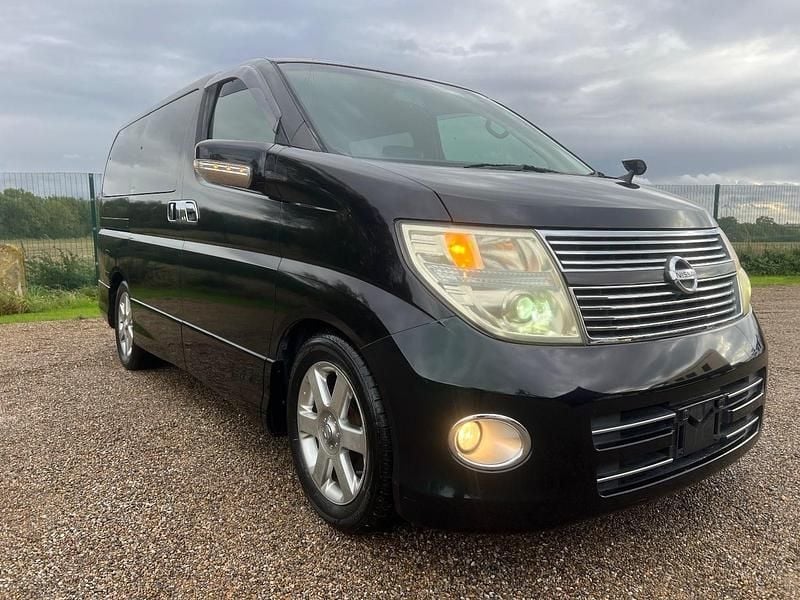 Used Nissan Elgrand 2008 Black MPV