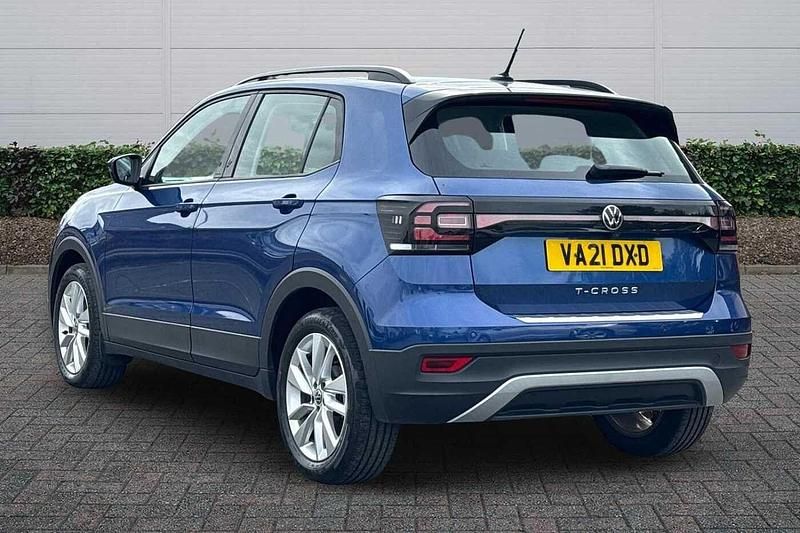 Used VW T-Cross SE 110 HP (80 kW) 2021 Blue SUV