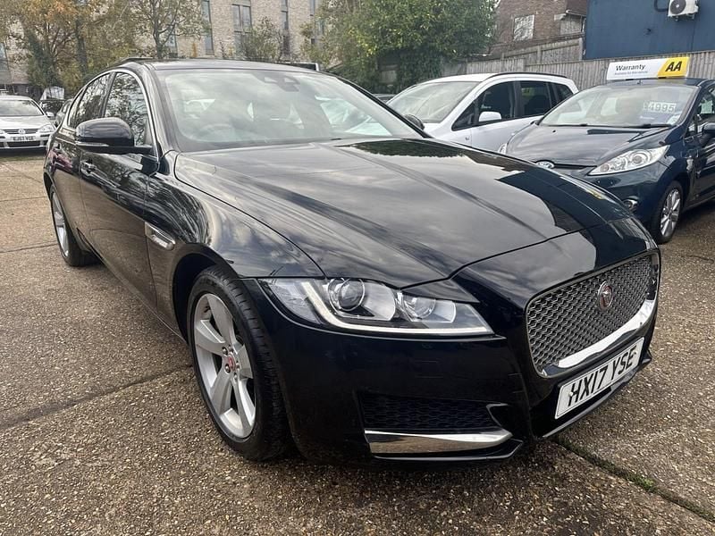 Black Used 2017 Jaguar XF Portfolio Sedan | £7,995 (Good price) - Image 1/4