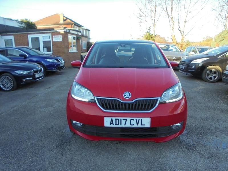Used Skoda Citigo SE L 75 HP (55 kW) 2017 Red Hatchback