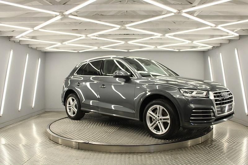 Grey Used 2018 Audi Q5 S-Line SUV | £15,490 (Good price) - Image 1/4