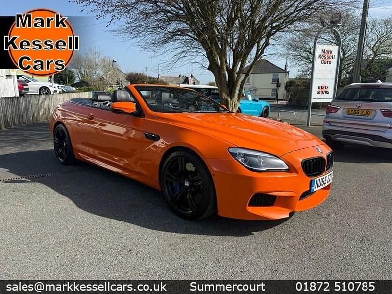 Used BMW M6 Cabriolet Shadowline 560 HP (411 kW) 2015 Orange Cabriolet
