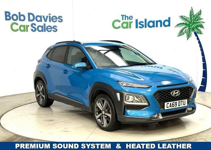 Used Hyundai Kona Premium SE 120 HP (88 kW) 2019 Blue SUV