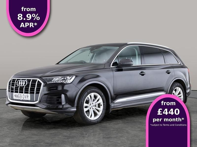 Black Used 2020 Audi Q7 Sport SUV | £27,667 (Fair price) - Image 1/3