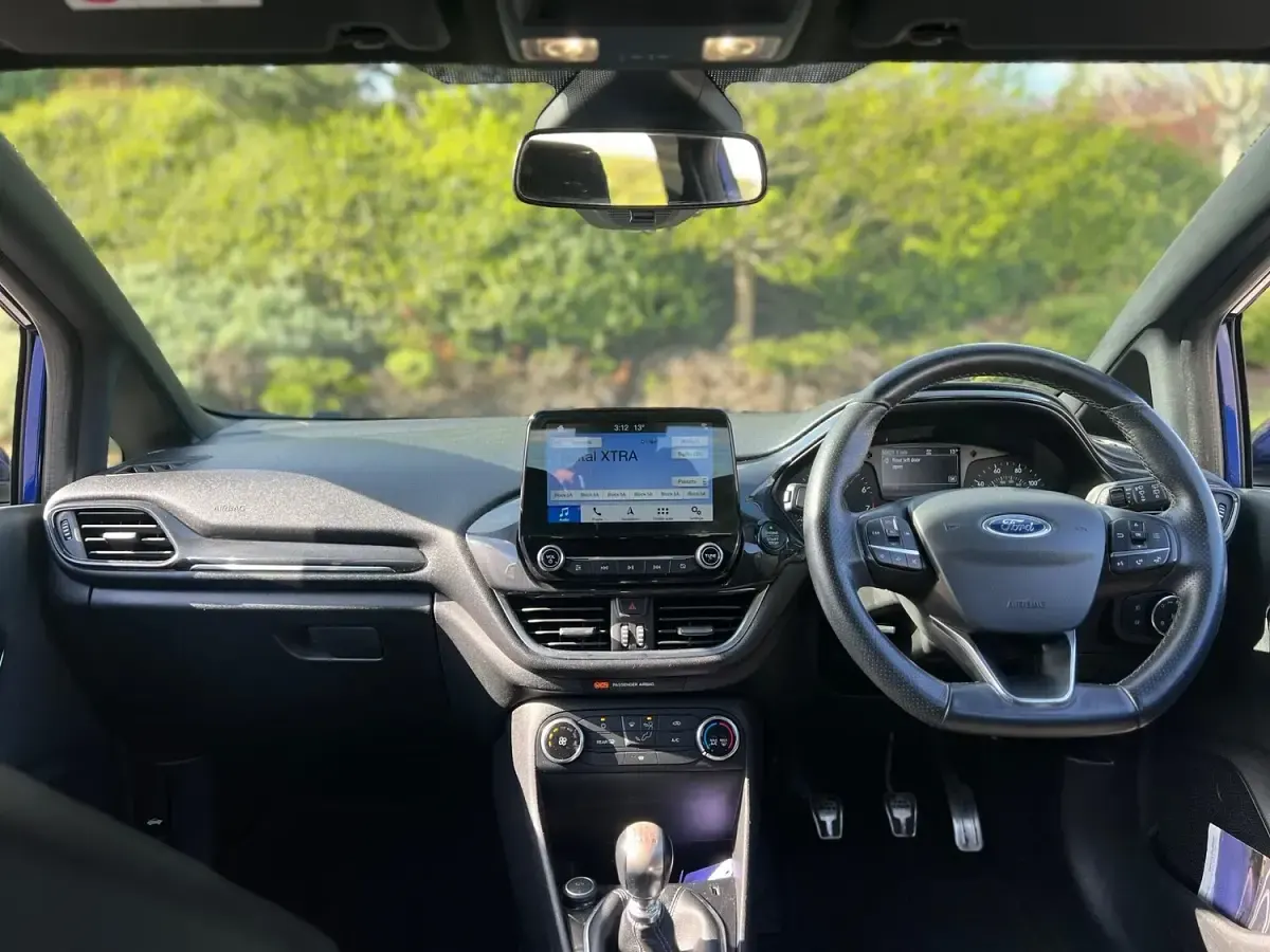 Begagnad Ford Fiesta ST-Line 140 HK (102 kW) 2018 Blå Halvkombi