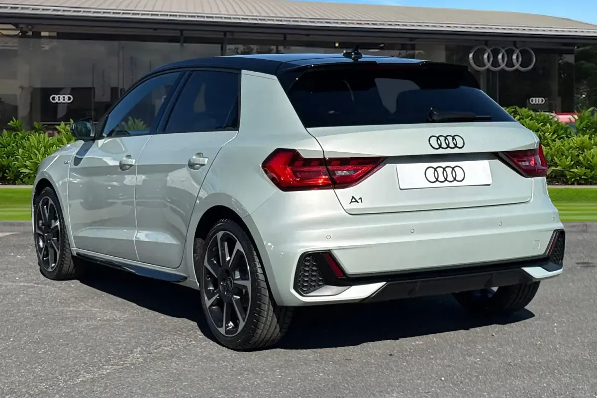 New Audi A1 Sportback Black Edition 2026 Silver Hatchback