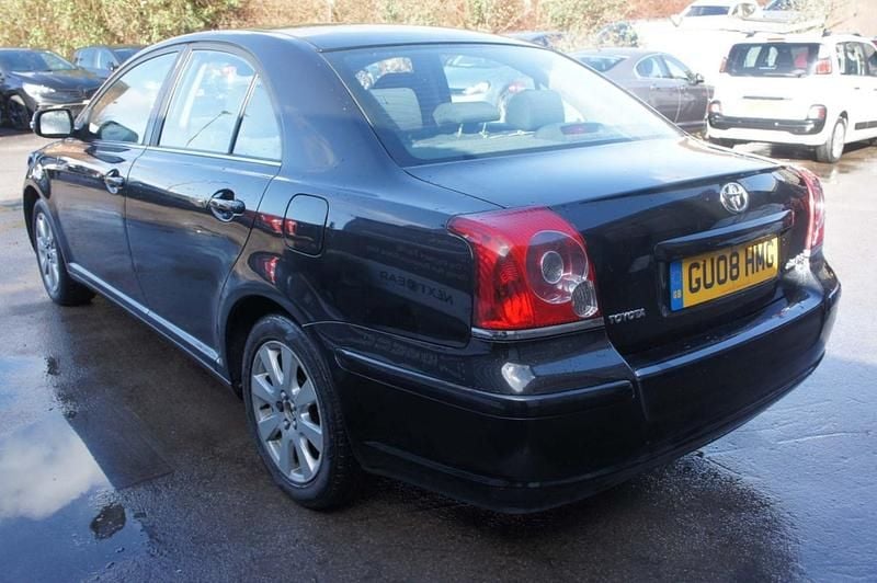 Used Toyota Avensis 129 HP (94 kW) 2008 Black Sedan