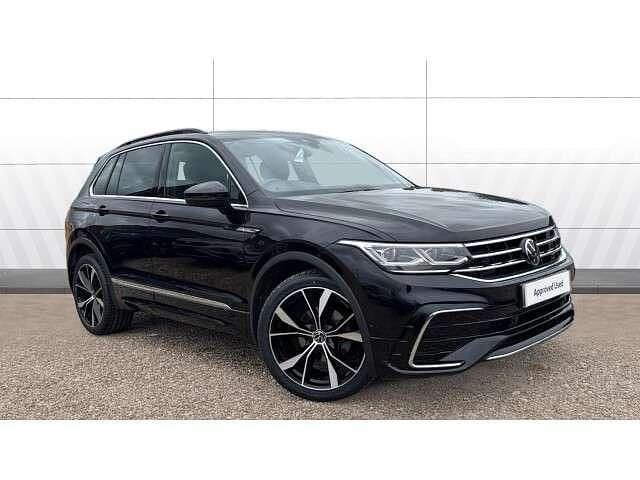 Black Used 2023 VW Tiguan R-line SUV | £27,433 (Fair price) - Image 1/4