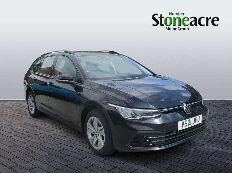 Black Used 2021 VW Golf VIII Life Estate | £11,995 (Fair price) - Image 1/4