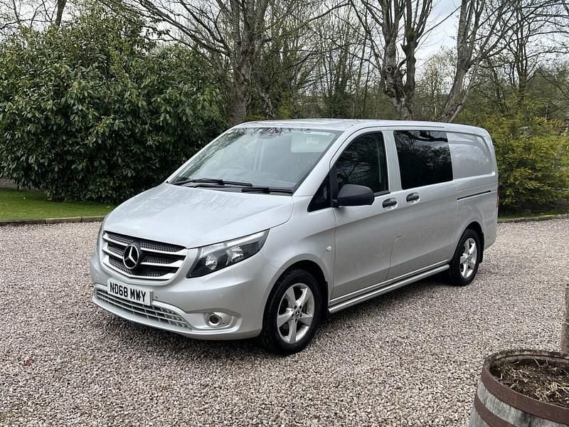Begagnad Mercedes Vito 2018 Silver Van