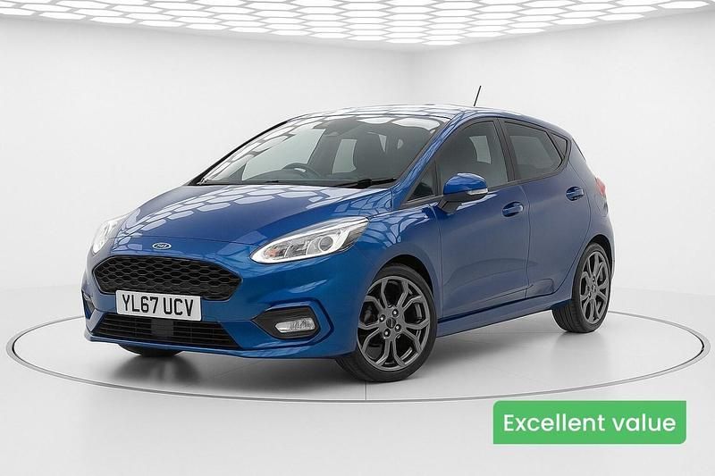 Blue Used 2018 Ford Fiesta ST-Line Hatchback | £7,659 (Fair price) - Image 1/4