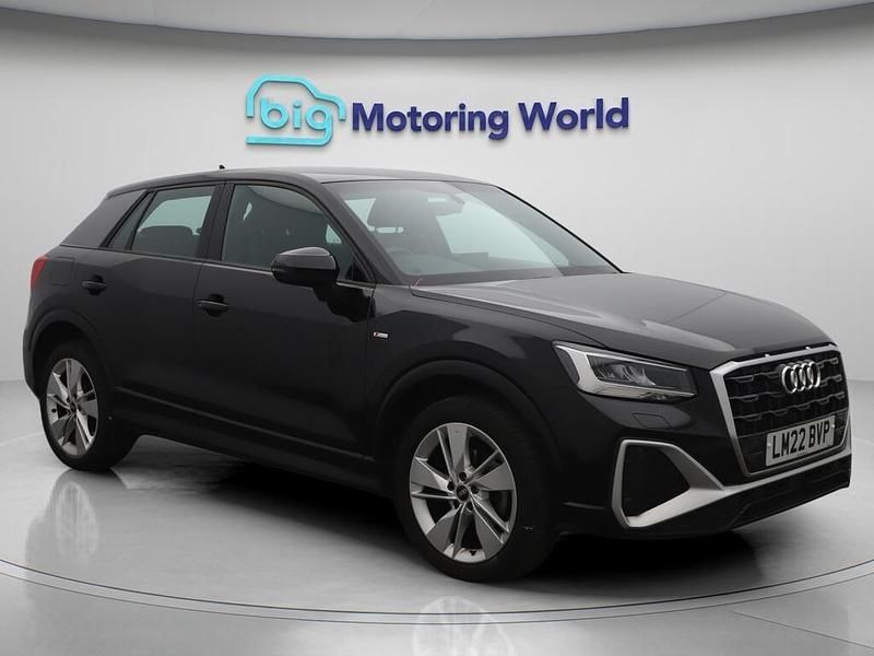 Black Used 2022 Audi Q2 S-Line SUV | £20,500 (Good price) - Image 1/4