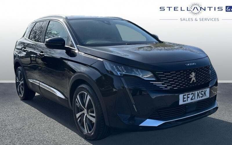 Black Used 2021 Peugeot 3008 Allure Premium SUV | £15,960 (Good price) - Image 1/4