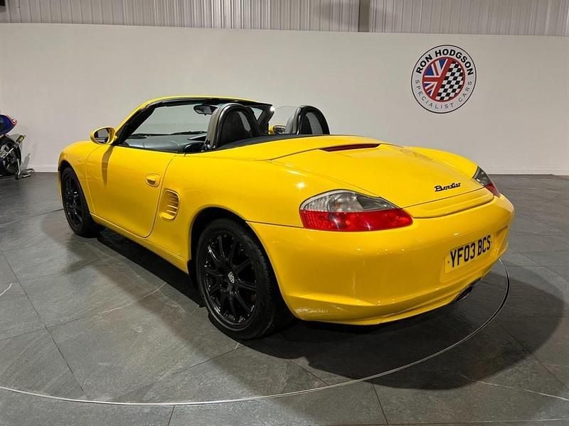 Used Porsche 986 Boxster 228 HP (167 kW) 2003 Speed yellow Cabriolet