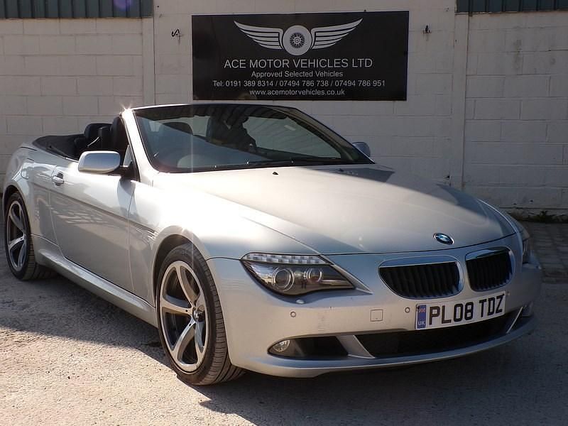 Titanium silver Used 2008 BMW 635 Cabriolet Sport Line Cabriolet | £5,999 - Image 1/4